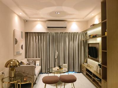 Living Room Image of 740 Sq.ft 1 BHK Apartment / Flat for sale in Runwal Gardens Phase I, Dombivli East Thane for Rs. 4200000