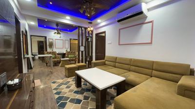 Living Room Image of 1550 Sq.ft 3 BHK Apartment / Flat for rent in Shikhar Balaji Heights, Mahalakshmi Nagar Indore for Rs. 45000