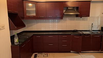 Kitchen Image of 2200 Sq.ft 3 BHK Apartment / Flat for sale in Bearys Lakeside Habitat, Sanjeevini Nagar Bengaluru for Rs. 24000000