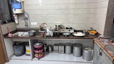 Kitchen Image of 1220 Sq.ft 2 BHK Apartment / Flat for rent in Shivay Maruti Elanza, New Maninagar Ahmedabad for Rs. 13000
