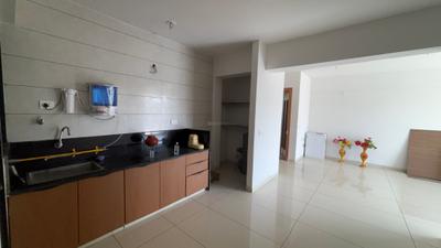 Kitchen Image of 1991 Sq.ft 2 BHK Apartment / Flat for rent in Madhav Skyline, Raysan Gandhinagar for Rs. 24000