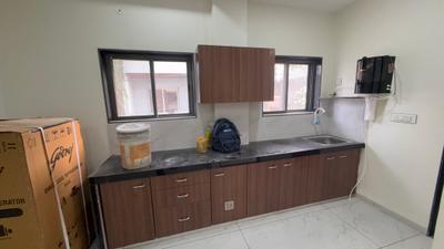 Kitchen Image of 1500 Sq.ft 1 BHK Apartment / Flat for rent in Mahalakshmi Nagar Indore for Rs. 20000