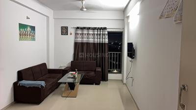 Living Room Image of 1150 Sq.ft 1 BHK Apartment / Flat for rent in Adani Aangan, Shantigram Ahmedabad for Rs. 20000