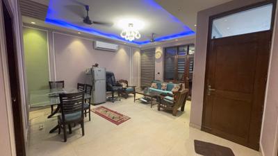 Living Room Image of 1128 Sq.ft 2.5 BHK Builder Floor for rent in Ashok Vihar Phase 2 Gurgaon for Rs. 35000