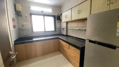 Kitchen Image of 1550 Sq.ft 3 BHK Apartment / Flat for rent in Samarth Aangan, Andheri West Mumbai for Rs. 170000