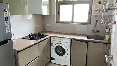 Kitchen Image of 450 Sq.ft 1 BHK Apartment / Flat for rent in Hiranandani Solitaire Studio Apartment, Hiranandani Estate Thane for Rs. 35000