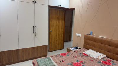 Bedroom Image of 1100 Sq.ft 3 BHK Apartment / Flat for sale in Mahalaxmee Raadhe Shyaam Harmony, Gotri Vadodara for Rs. 6500000