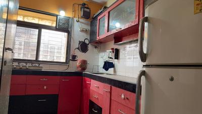 Kitchen Image of 900 Sq.ft 2 BHK Apartment / Flat for rent in Shree Saibaba Ashok Nagar, Thane West Thane for Rs. 33000