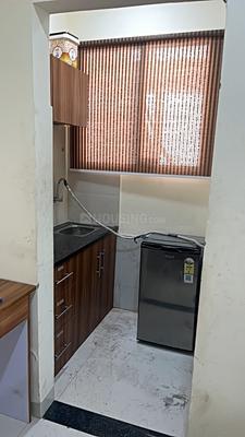 Kitchen Image of 450 Sq.ft 1 RK Independent House for rent in Mahalakshmi Nagar Indore for Rs. 13000