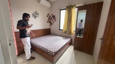 Bedroom Image of 1500 Sq.ft 1 BHK Apartment / Flat for rent in Mahalakshmi Nagar Indore for Rs. 19000