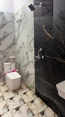Bathroom Image of 350 Sq.ft 1 RK Apartment / Flat for rent in Panchyawala Jaipur for Rs. 6000