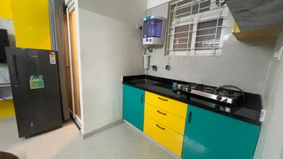 Kitchen Image of 600 Sq.ft 1 BHK Apartment / Flat for rent in Whitefield Bengaluru for Rs. 24000