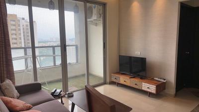 Living Room Image of 730 Sq.ft 1.5 BHK Builder Floor for rent in Amanora Future Towers, Hadapsar Pune for Rs. 40000