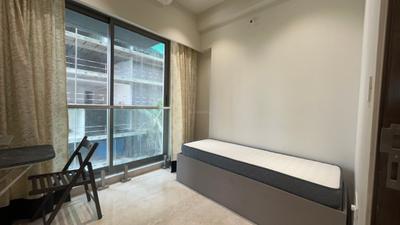 Bedroom Image of 1350 Sq.ft 3 BHK Apartment / Flat for rent in Adani Ten BKC, Bandra East Mumbai for Rs. 220000