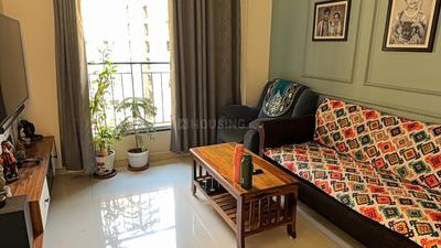Living Room Image of 1020 Sq.ft 2 BHK Apartment / Flat for rent in Rustomjee Azziano, Thane West Thane for Rs. 41000