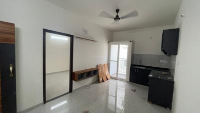 Living Room Image of 700 Sq.ft 1 BHK Apartment / Flat for rent in Whitefield Bengaluru for Rs. 28500
