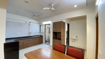Kitchen Image of 1245 Sq.ft 2 BHK Apartment / Flat for rent in Shyamal Ahmedabad for Rs. 30000