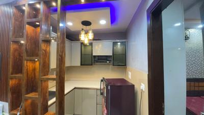 Kitchen Image of 950 Sq.ft 3 BHK Builder Floor for rent in Dwarka Mor New Delhi for Rs. 25500