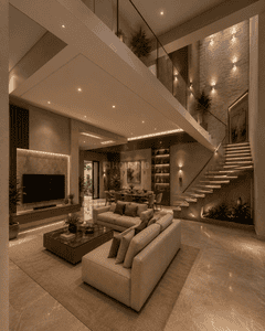 Hall Image of 5000 Sq.ft 4 BHK Independent House for sale in Vidhan Sabha Road Raipur for Rs. 35000005