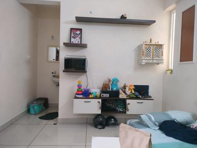 Living Room Image of 750 Sq.ft 1 BHK Apartment / Flat for rent in Whitefield Bengaluru for Rs. 25500