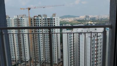 Balcony Image of 670 Sq.ft 2 BHK Apartment / Flat for rent in Godrej Park Greens, Mamurdi Pune for Rs. 16500
