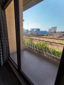 Balcony Image of 630 Sq.ft 1 BHK Apartment / Flat for sale in Paradise Sai World Dreams, Dombivli East Thane for Rs. 4790000