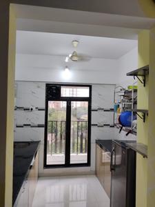 Kitchen Image of 780 Sq.ft 2 BHK Apartment / Flat for rent in Mahape Navi Mumbai for Rs. 18000