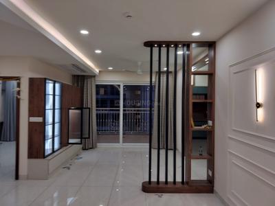 Hall Image of 2124 Sq.ft 3 BHK Apartment / Flat for rent in Prestige Beverly Hills, Kokapet Hyderabad for Rs. 80000