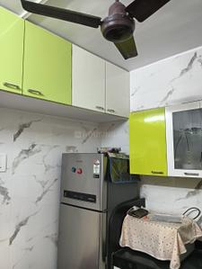 Kitchen Image of 600 Sq.ft 1 BHK Apartment / Flat for rent in Thane West Thane for Rs. 29000