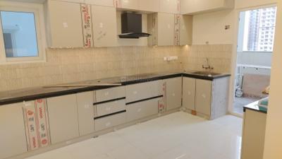 Kitchen Image of 2300 Sq.ft 3 BHK Apartment / Flat for rent in Rajapushpa Provincia, Narsingi Hyderabad for Rs. 81000