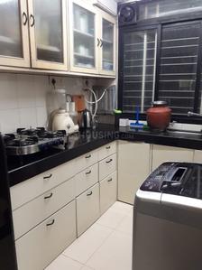 Kitchen Image of 775 Sq.ft 2 BHK Apartment / Flat for rent in Evershine Millennium Paradise, Kandivali East Mumbai for Rs. 55000