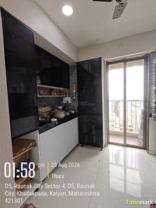 Kitchen Image of 1500 Sq.ft 2.5 BHK Apartment / Flat for sale in Raunak City, Kalyan West Kalyan for Rs. 9800000