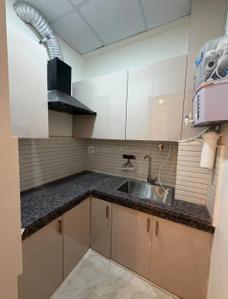 Kitchen Image of 750 Sq.ft 1 BHK Apartment / Flat for rent in Shree Balaji Wind Park, Vaishno Devi Circle Ahmedabad for Rs. 20000