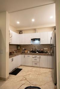 Kitchen Image of 900 Sq.ft 2 BHK Builder Floor for rent in Malviya Nagar New Delhi for Rs. 65000