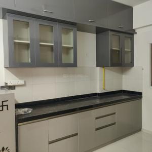 Kitchen Image of 835 Sq.ft 2 BHK Apartment / Flat for rent in Pacifica Hillcrest, Financial District Hyderabad for Rs. 50000