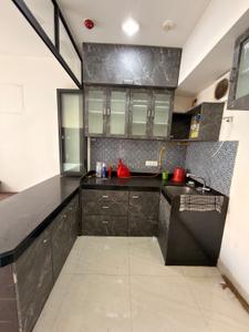 Kitchen Image of 450 Sq.ft 1 BHK Apartment / Flat for rent in Lodha Crown, Thane West Thane for Rs. 32000