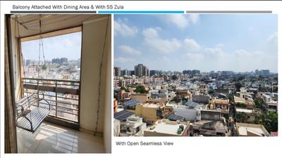 Balcony Image of 2240 Sq.ft 3 BHK Apartment / Flat for sale in Prahlad Nagar Ahmedabad for Rs. 15800000