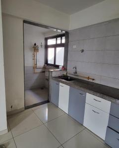 Kitchen Image of 630 Sq.ft 1 BHK Apartment / Flat for rent in Savvy Studioz, Gota Ahmedabad for Rs. 20000