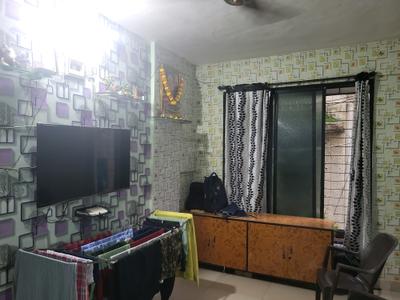Living Room Image of 450 Sq.ft 1 BHK Apartment / Flat for sale in Airoli Navi Mumbai for Rs. 3200000