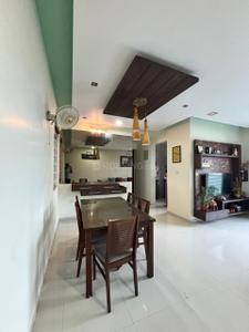 Hall Image of 1420 Sq.ft 3 BHK Apartment / Flat for rent in Sheth Vasant Lawns, Thane West Thane for Rs. 79999