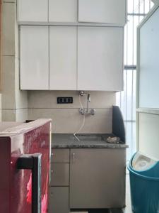 Kitchen Image of 400 Sq.ft 1 RK Independent House for rent in Omega II Greater Noida for Rs. 22000