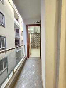 Balcony Image of 1200 Sq.ft 3 BHK Builder Floor for rent in Rajpur New Delhi for Rs. 29000