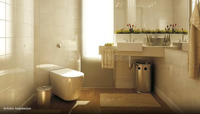 Bathroom Image of 700 Sq.ft 2 BHK Apartment / Flat for sale in Gauri Codename Mumbai Million, Malad West Mumbai for Rs. 11200000