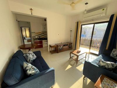 Hall Image of 600 Sq.ft 1 BHK Apartment / Flat for rent in Siolim Goa for Rs. 45000