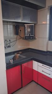 Kitchen Image of 1000 Sq.ft 3 BHK Apartment / Flat for rent in Green City, Bhesan Surat for Rs. 30000