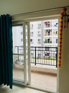 Balcony Image of 638 Sq.ft 1 BHK Apartment / Flat for rent in SJR Parkway Homes, Rayasandra Bengaluru for Rs. 25500