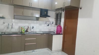 Kitchen Image of 1250 Sq.ft 3 BHK Apartment / Flat for rent in Mahadevapura Bengaluru for Rs. 56000