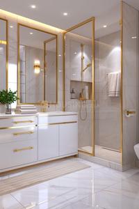 Bathroom Image of 1500 Sq.ft 3 BHK Apartment / Flat for sale in Sector 34 Noida for Rs. 4876000