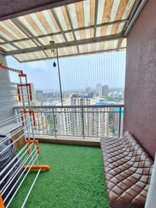 Balcony Image of 1582 Sq.ft 3 BHK Apartment / Flat for rent in Triveni Laurel, Kalyan West Kalyan for Rs. 28000