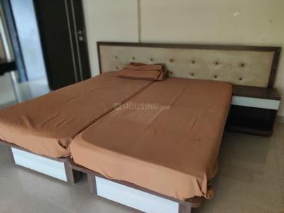 Bedroom Image of 1120 Sq.ft 2 BHK Apartment / Flat for rent in Atul Blue Monarch, Andheri East Mumbai for Rs. 79000